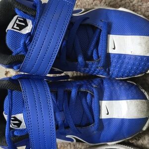 Nike Blue Sneakers with Athletic Velcro Design